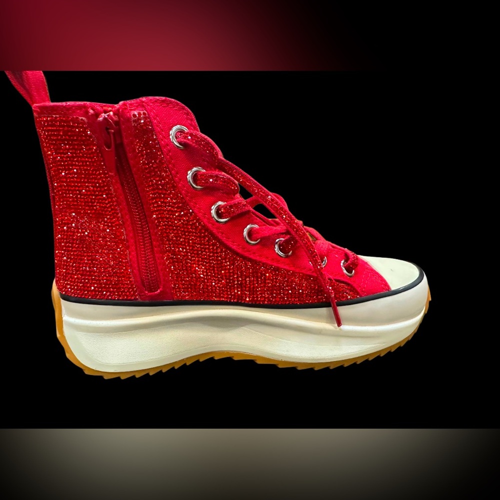 Steve Madden embellished high top sneakers